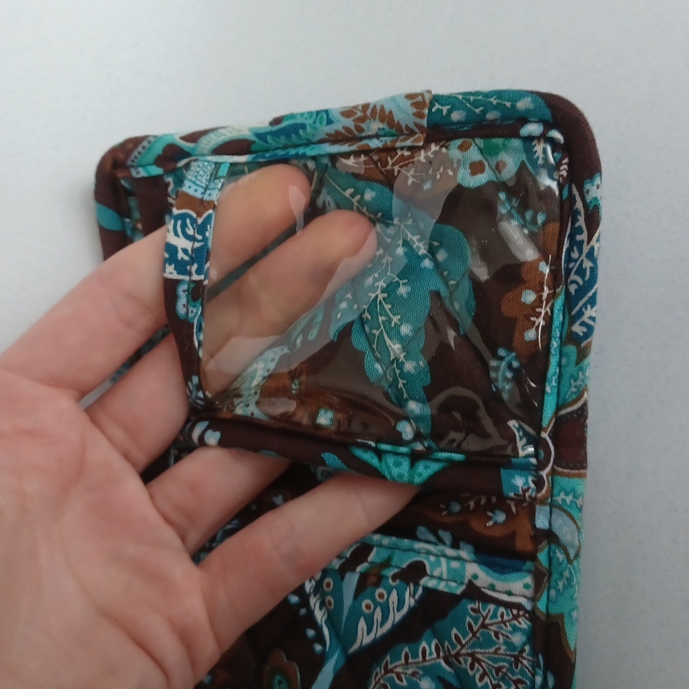 Vera Bradley Java Blue Compact Wallet - image 7